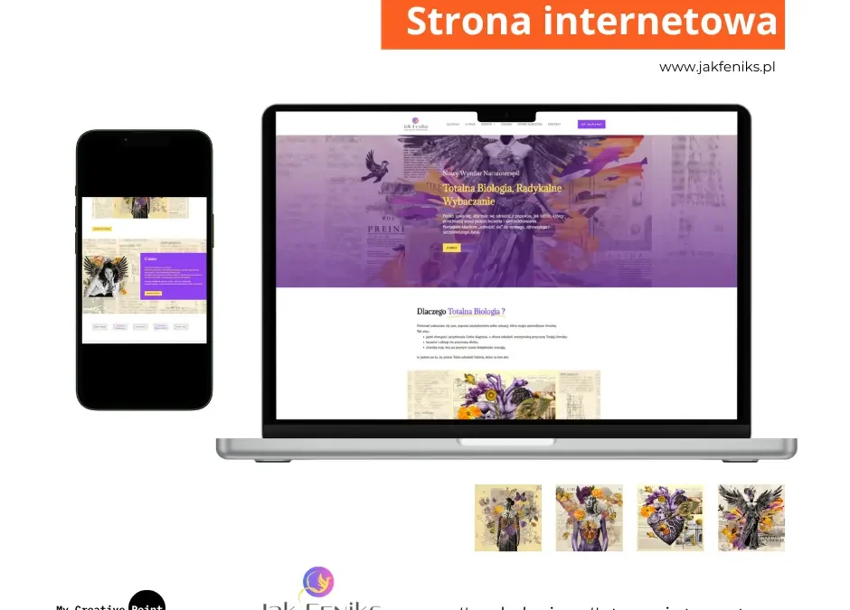 Jak Feniks – nowoczesna strona w niezwykłej oprawie graficznej